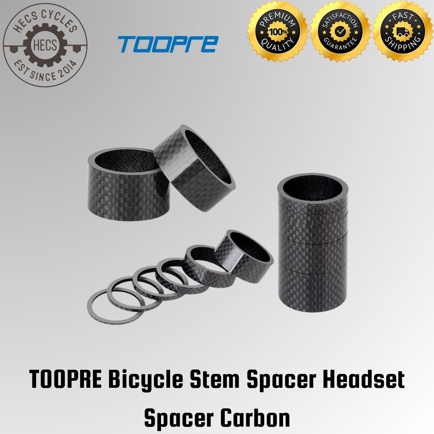 TOOPRE Bicycle Stem Spacer Headset Spacer Carbon