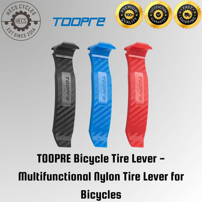 TOOPRE Bicycle Tire Lever - Multifunctional Nylon Tire Lever for Bicycles