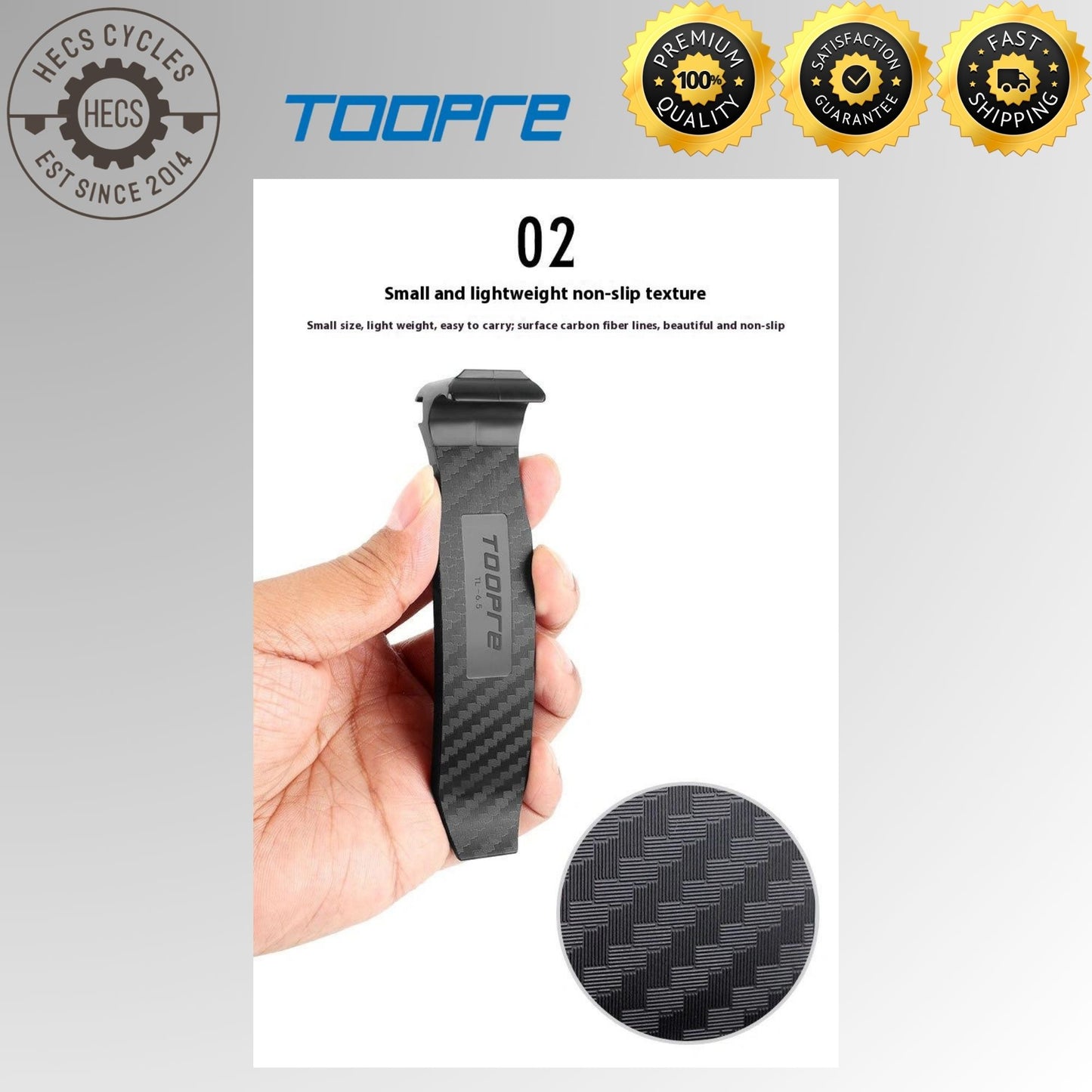 TOOPRE Bicycle Tire Lever - Multifunctional Nylon Tire Lever for Bicycles
