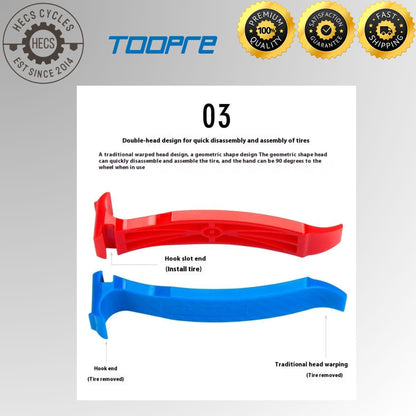 TOOPRE Bicycle Tire Lever - Multifunctional Nylon Tire Lever for Bicycles