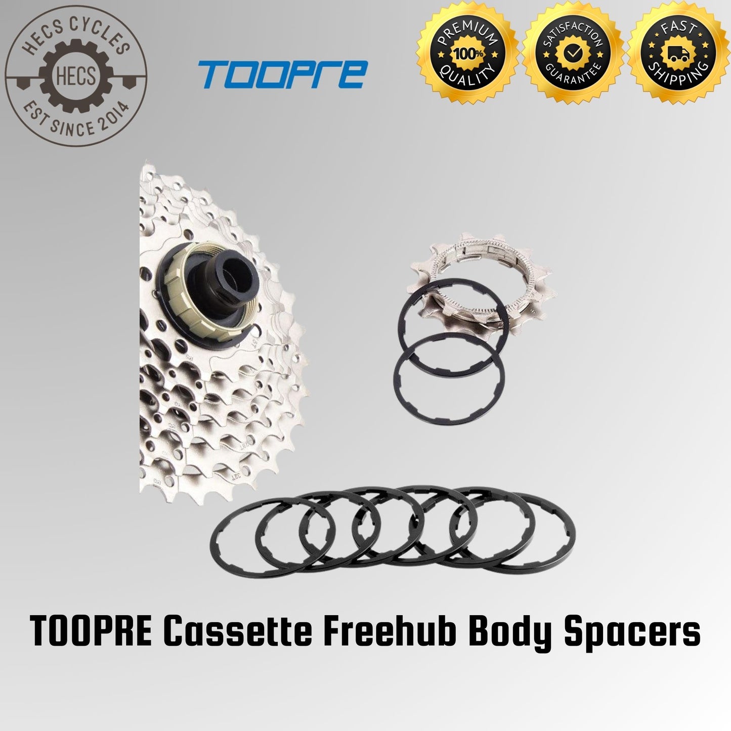 TOOPRE Cassette Freehub Body Spacers