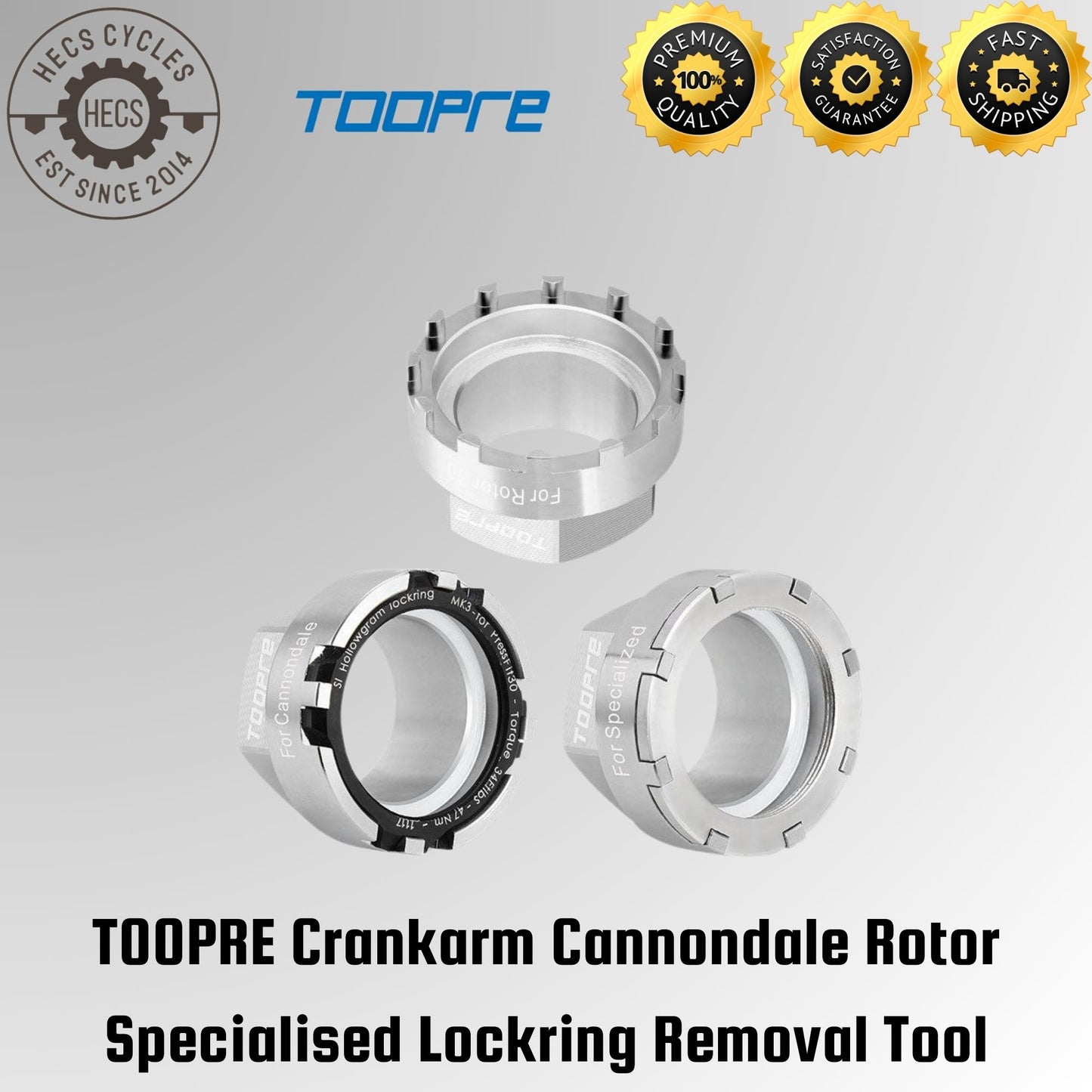 TOOPRE Crankarm Cannondale Rotor Specialised Lockring Removal Tool