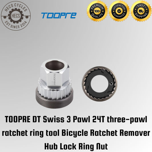 TOOPRE DT Swiss 3 Pawl 24T three-pawl ratchet ring tool Bicycle Ratchet Remover Hub Lock Ring Nut