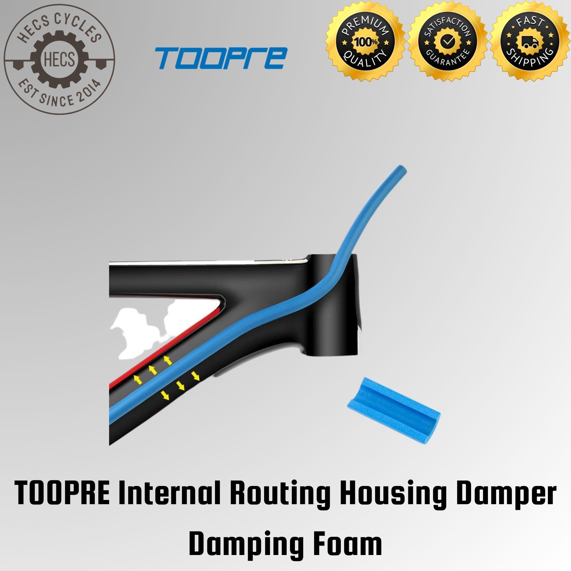 TOOPRE Internal Routing Housing Damper Damping Foam Anti-Vibration, an ...