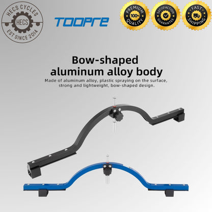 TOOPRE Wheel Truing and Centre Gauge Dish Tool for 12"–29" Bicycle Rims Wheels