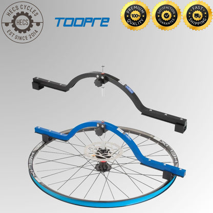 TOOPRE Wheel Truing and Centre Gauge Dish Tool for 12"–29" Bicycle Rims Wheels