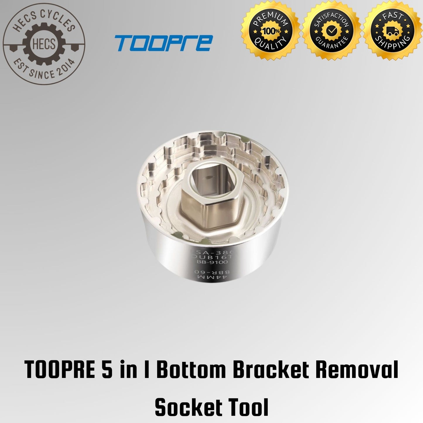 TOOPRE 5 in 1 Bottom Bracket Removal Socket Tool Socket