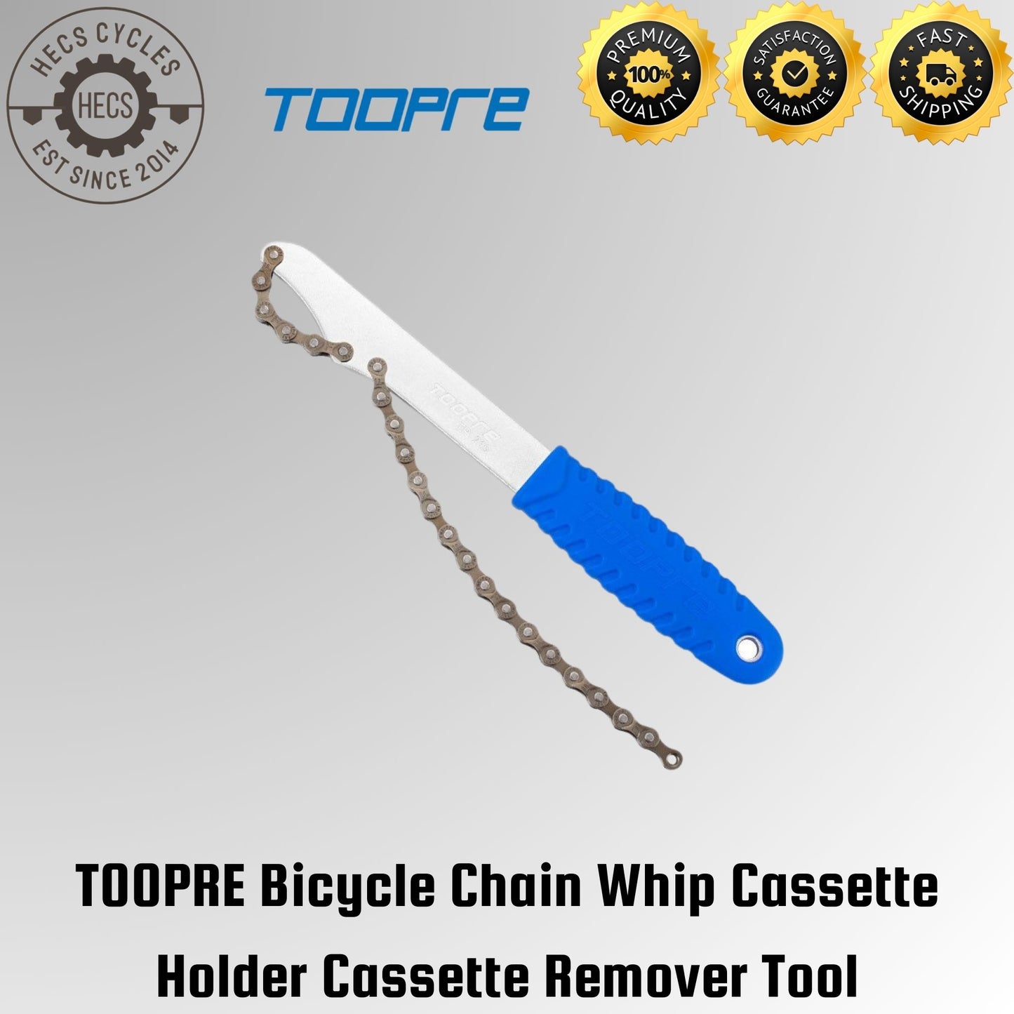 TOOPRE Bicycle Chainwhip Cassette Holder Cassette Remover Tool