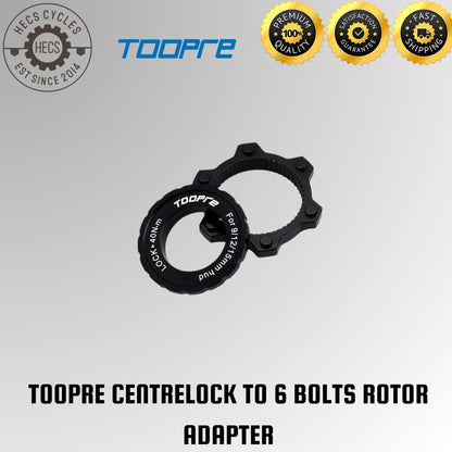 TOOPRE Centerlock To 6 Bolts Disc Rotor Adapter