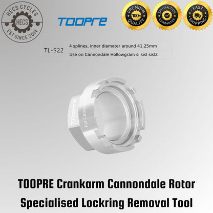 TOOPRE Crankarm Cannondale Rotor Specialised Lockring Removal Tool