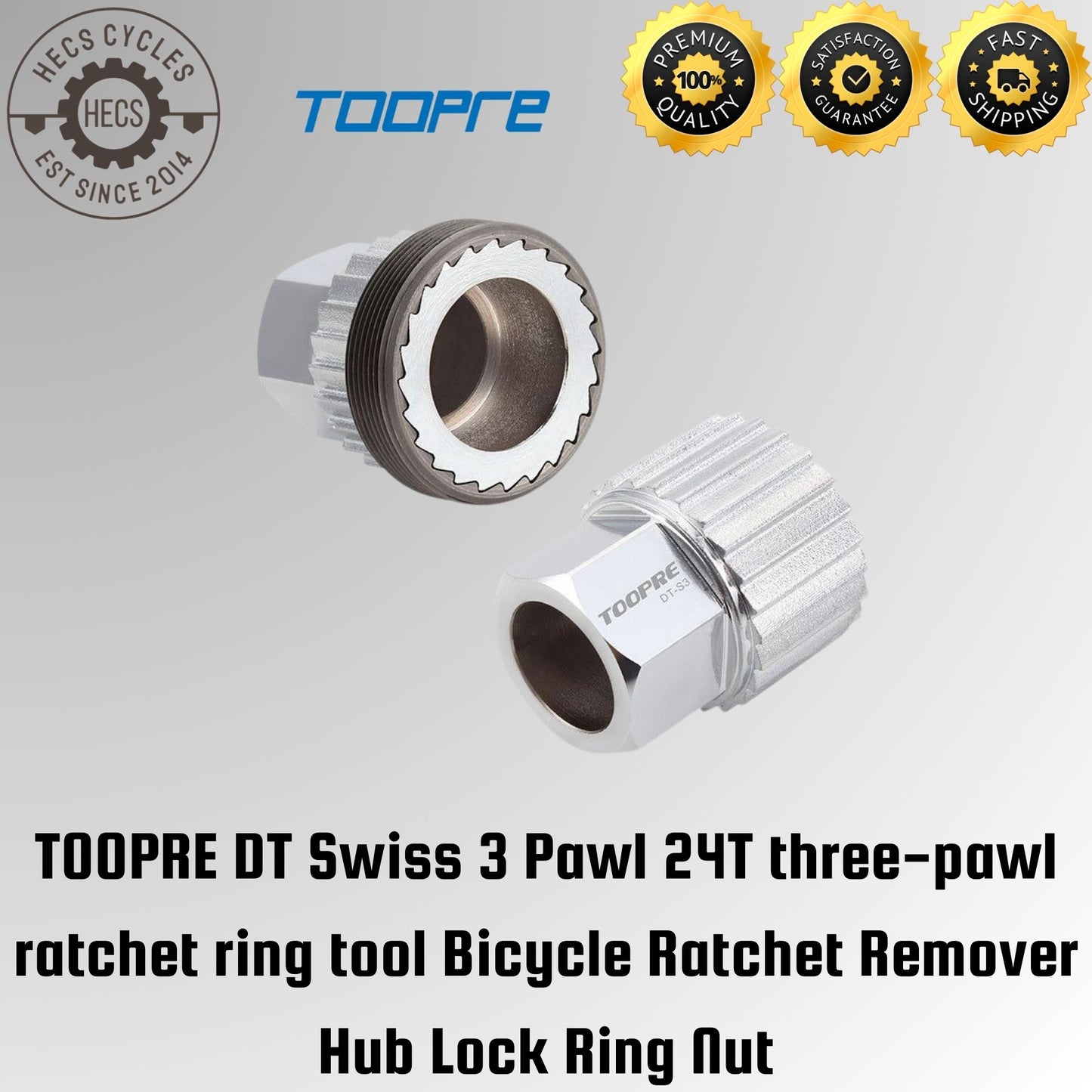 TOOPRE DT Swiss 3 Pawl 24T three-pawl ratchet ring tool Bicycle Ratchet Remover Hub Lock Ring Nut