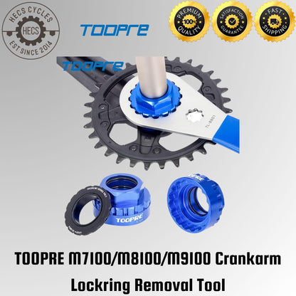 TOOPRE M7100/M8100/M9100 Crankarm Lockring Removal Tool