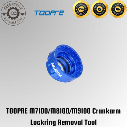 TOOPRE M7100/M8100/M9100 Crankarm Lockring Removal Tool