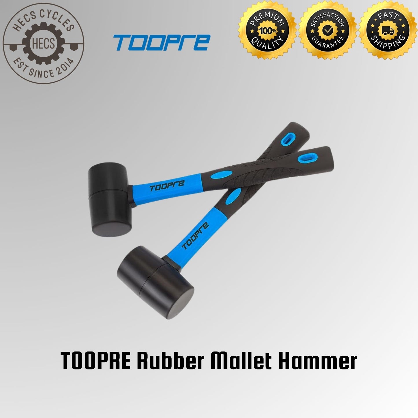 TOOPRE Rubber Mallet Hammer