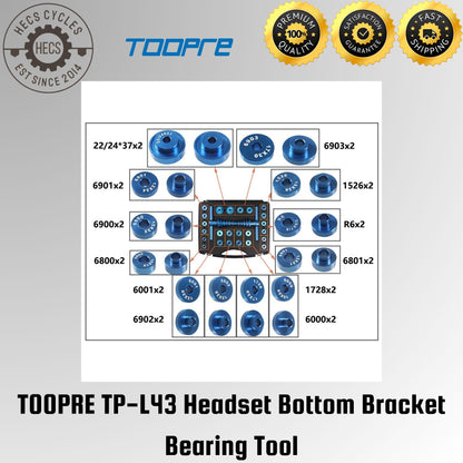 TOOPRE TP-L43 Headset Bottom Bracket Bearing Tool