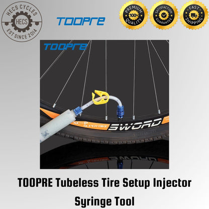 TOOPRE Tubeless Tire Setup Injector Syringe Tool
