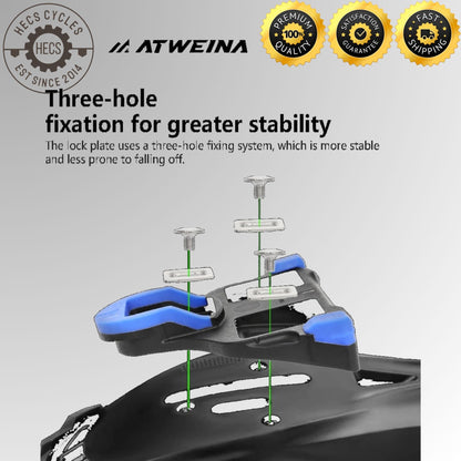 ATWEINA SH10 SH11 12 SPD SL Cleats Set Road Bike Cleats Compatible with Shimano SPD SL Shoes