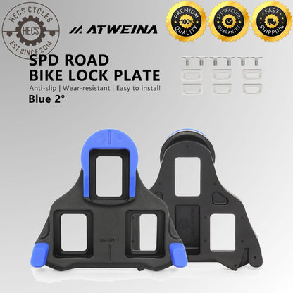 ATWEINA SH10 SH11 12 SPD SL Cleats Set Road Bike Cleats Compatible with Shimano SPD SL Shoes