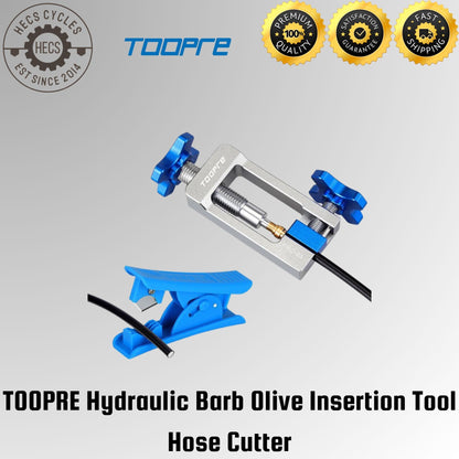 TOOPRE Hydraulic Barb Olive Insertion Tool Hose Cutter