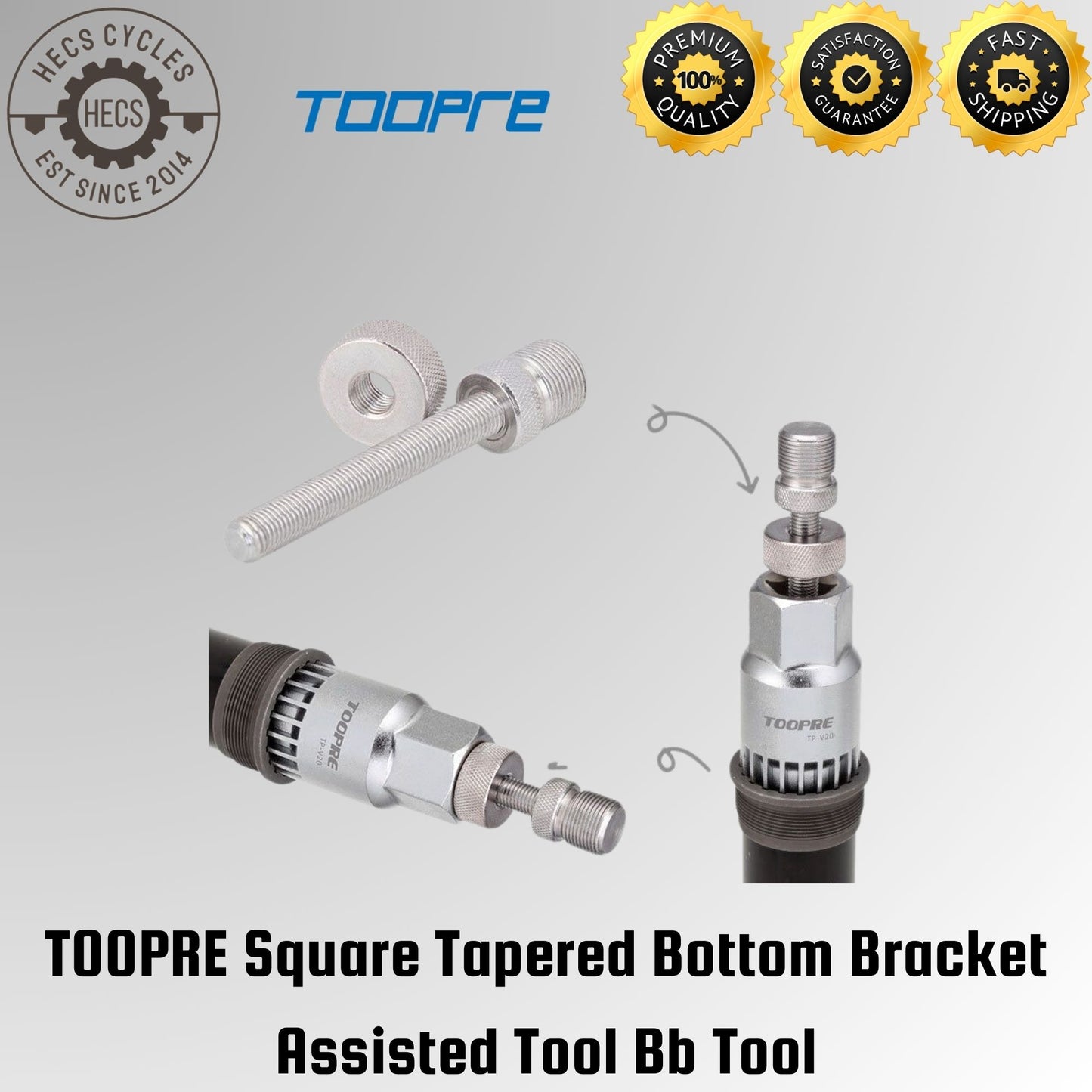 TOOPRE Square Tapered Bottom Bracket Assisted Removal Tool