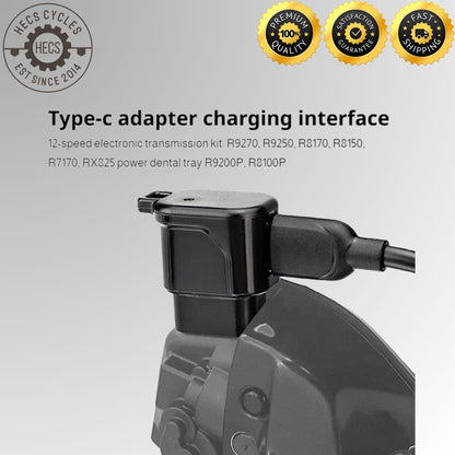 Type C Battery Adapter for Shimano 12 Speed Di2 Electronic Derailleurs R9200 R8100