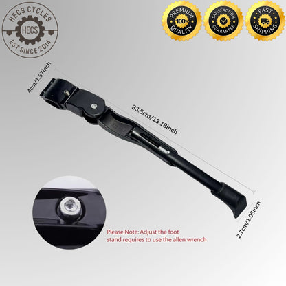 Universal Bicycle Kickstand Aluminium Alloy Side Stand for MTB Road Hybrid Bikes Bicycles
