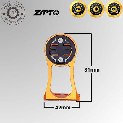 Universal CNC Bicycle Computer & Camera Mount Handlebar Extension Holder for Garmin, Bryton, CATEYE & GoPro