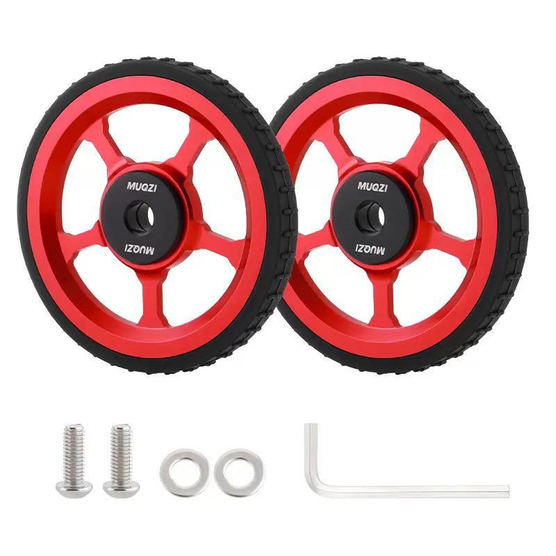 MUQZI Aluminium Alloy Easy Wheels Roller Set for Brompton Folding Bikes