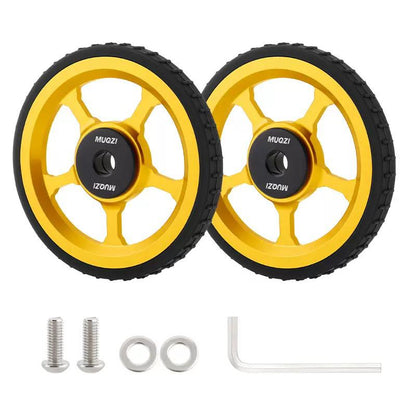 MUQZI Aluminium Alloy Easy Wheels Roller Set for Brompton Folding Bikes
