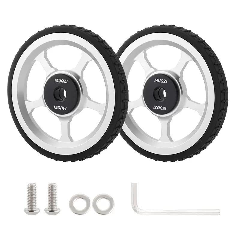 MUQZI Aluminium Alloy Easy Wheels Roller Set for Brompton Folding Bikes