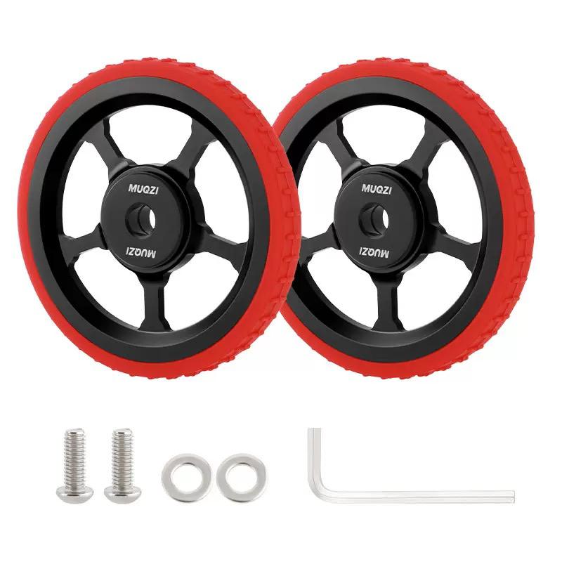 MUQZI Aluminium Alloy Easy Wheels Roller Set for Brompton Folding Bikes