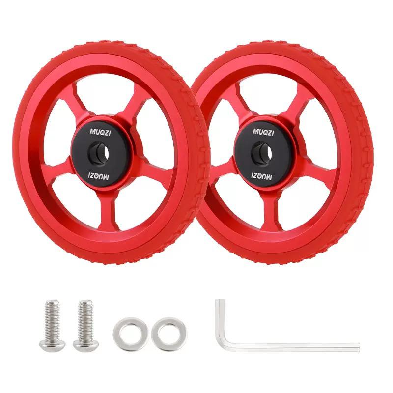 MUQZI Aluminium Alloy Easy Wheels Roller Set for Brompton Folding Bikes