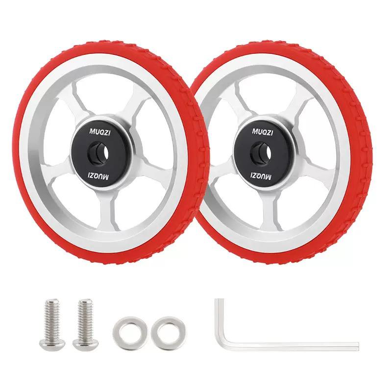 MUQZI Aluminium Alloy Easy Wheels Roller Set for Brompton Folding Bikes