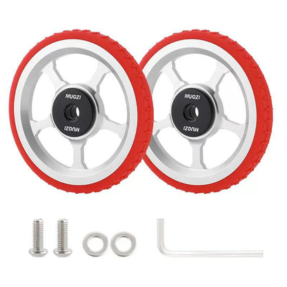 MUQZI Aluminium Alloy Easy Wheels Roller Set for Brompton Folding Bikes