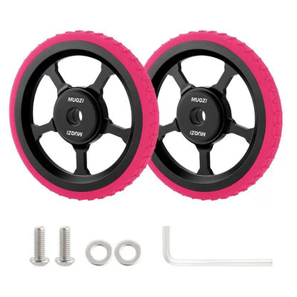 MUQZI Aluminium Alloy Easy Wheels Roller Set for Brompton Folding Bikes