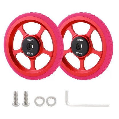MUQZI Aluminium Alloy Easy Wheels Roller Set for Brompton Folding Bikes