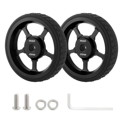 MUQZI Aluminium Alloy Easy Wheels Roller Set for Brompton Folding Bikes