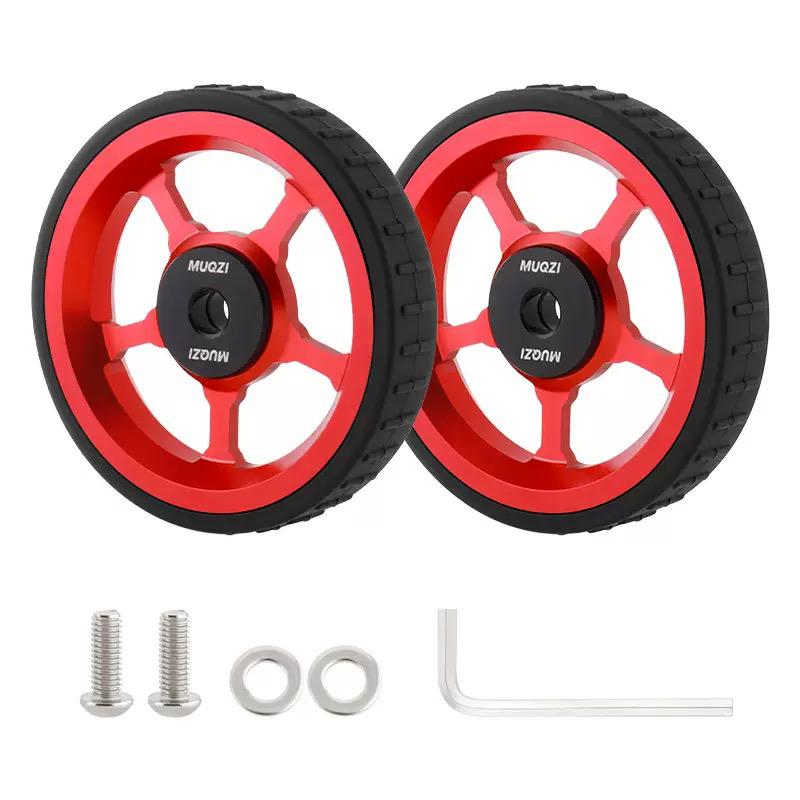 MUQZI Aluminium Alloy Easy Wheels Roller Set for Brompton Folding Bikes