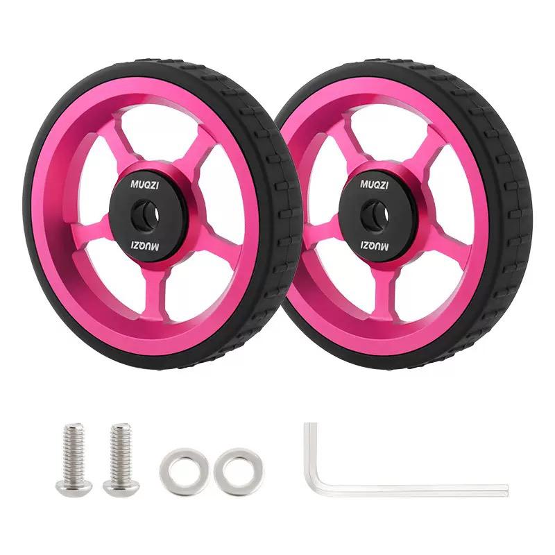 MUQZI Aluminium Alloy Easy Wheels Roller Set for Brompton Folding Bikes
