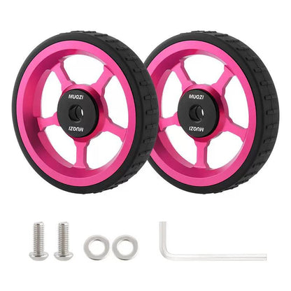 MUQZI Aluminium Alloy Easy Wheels Roller Set for Brompton Folding Bikes