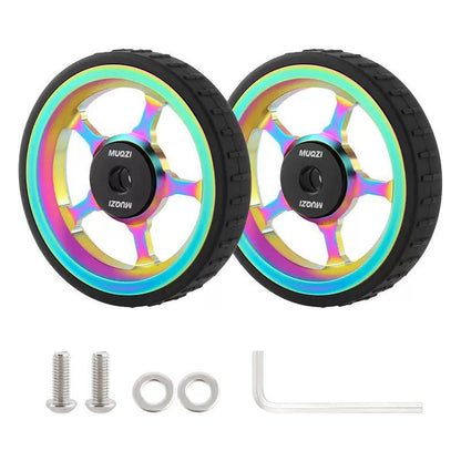 MUQZI Aluminium Alloy Easy Wheels Roller Set for Brompton Folding Bikes