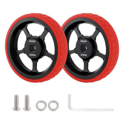 MUQZI Aluminium Alloy Easy Wheels Roller Set for Brompton Folding Bikes