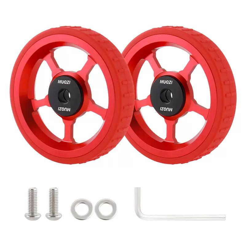 MUQZI Aluminium Alloy Easy Wheels Roller Set for Brompton Folding Bikes