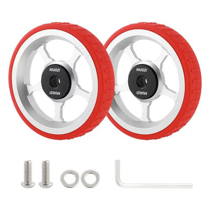 MUQZI Aluminium Alloy Easy Wheels Roller Set for Brompton Folding Bikes