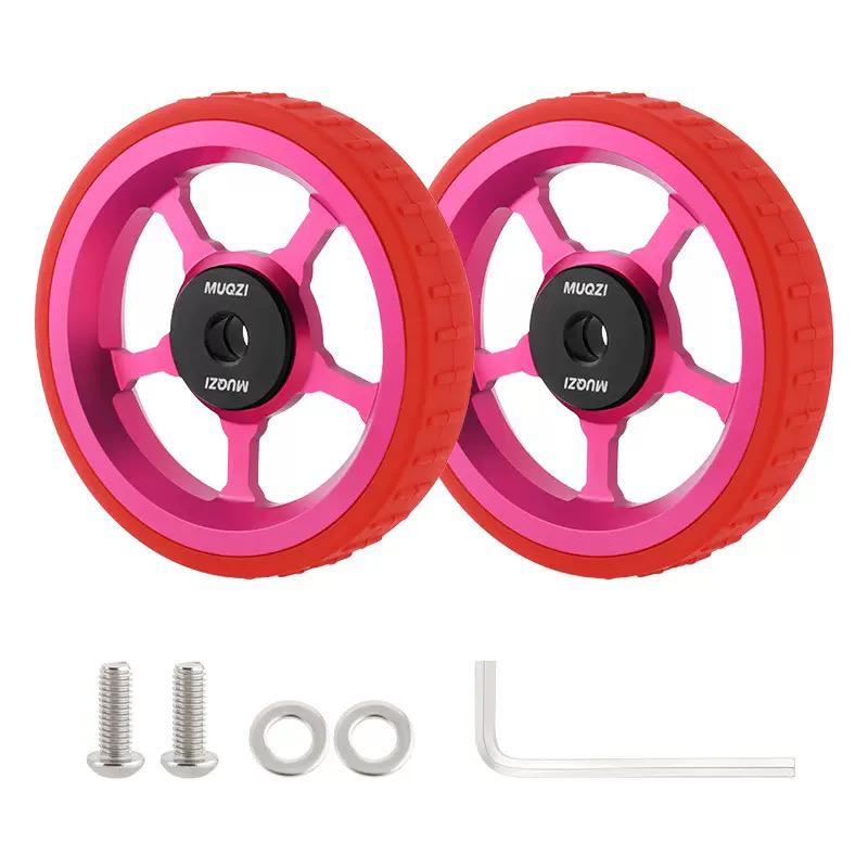 MUQZI Aluminium Alloy Easy Wheels Roller Set for Brompton Folding Bikes