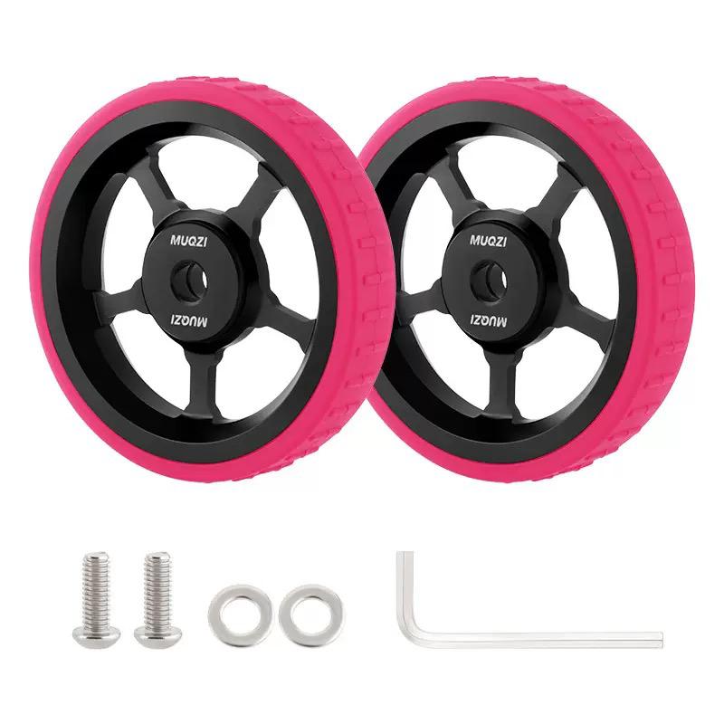 MUQZI Aluminium Alloy Easy Wheels Roller Set for Brompton Folding Bikes