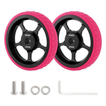 MUQZI Aluminium Alloy Easy Wheels Roller Set for Brompton Folding Bikes