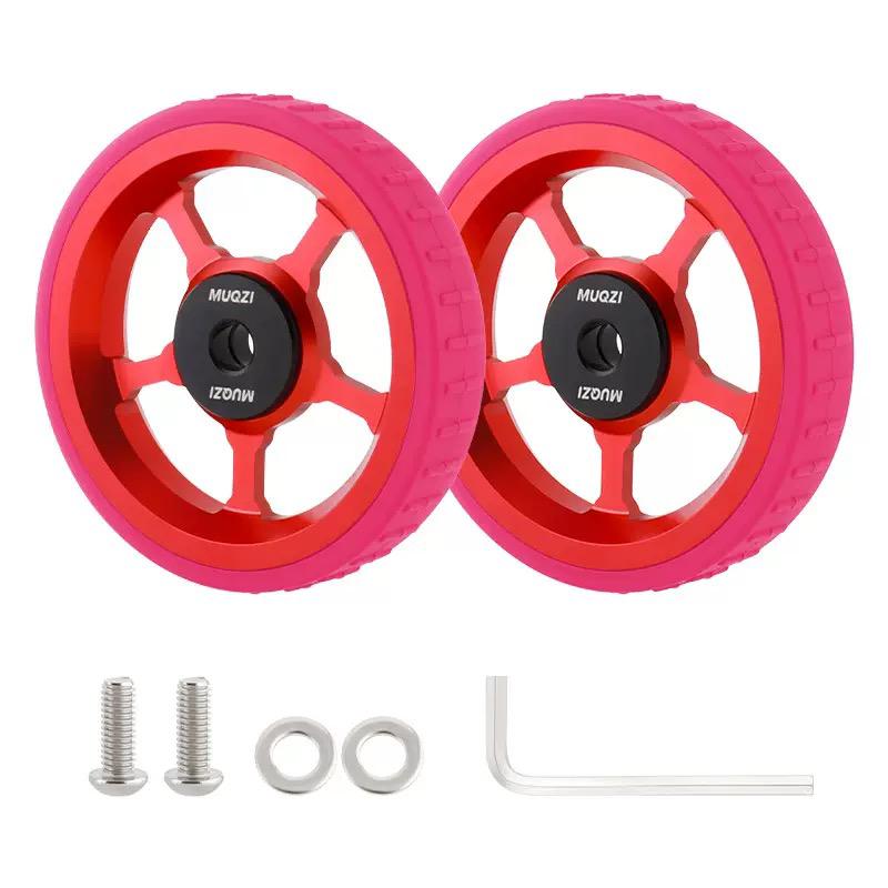 MUQZI Aluminium Alloy Easy Wheels Roller Set for Brompton Folding Bikes