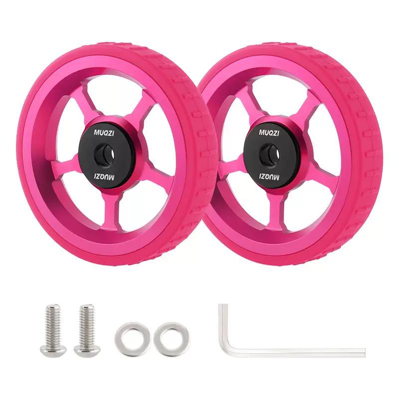 MUQZI Aluminium Alloy Easy Wheels Roller Set for Brompton Folding Bikes