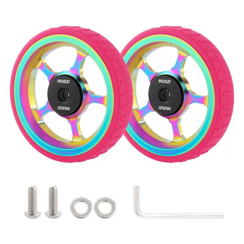 MUQZI Aluminium Alloy Easy Wheels Roller Set for Brompton Folding Bikes